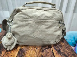 Bolso Kipling Beige/Gris