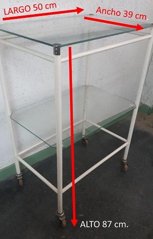 CAMARERA. MESA AUXILIAR, CARRITO VESTIDOR. ARMARIO