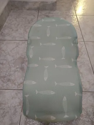 Bañera infantil azul + adaptador