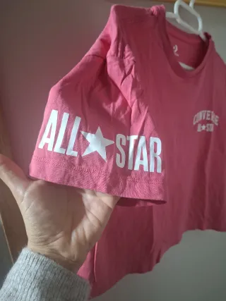 Camiseta Converse All Star Top Rosa