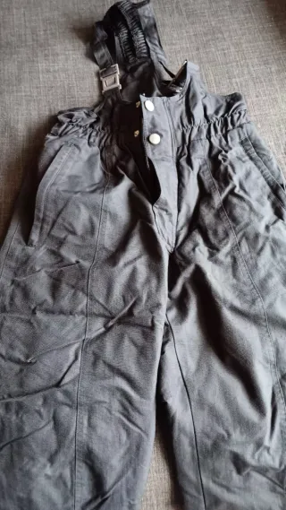 Mono de esquí negro talla 12 años