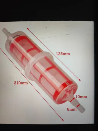 Filtro combustible coche/moto
