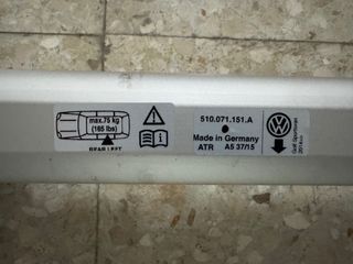 Barras Techo Originales VW Golf Sportsvan