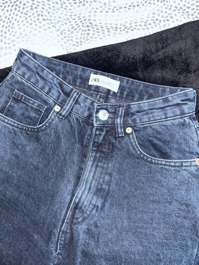 Zara Tejano Slim Talla 32 color petróleo azul