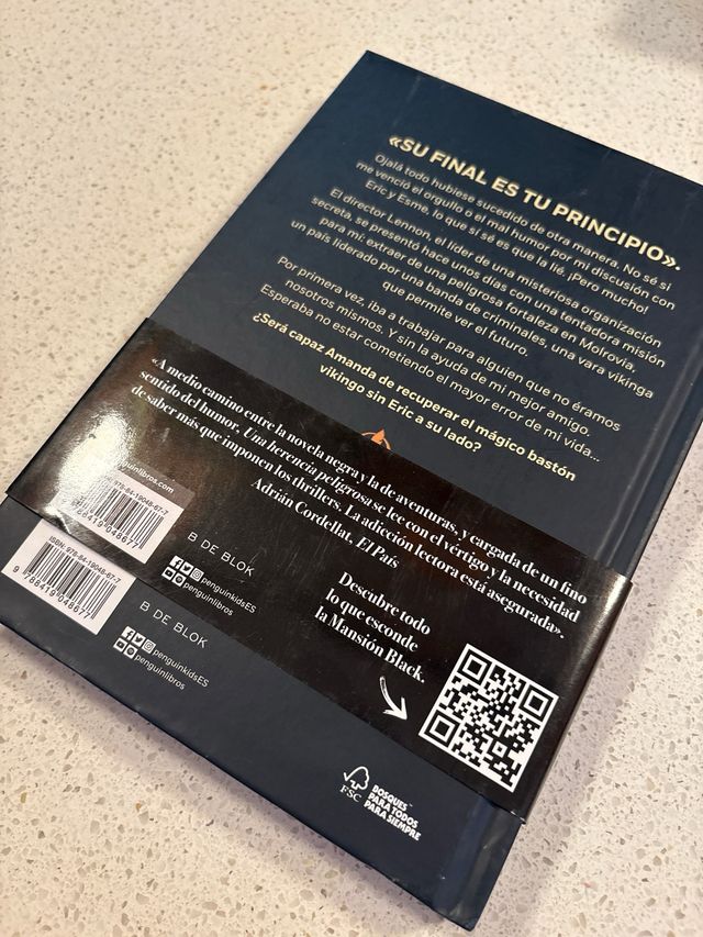 Libro Amanda Black: El Bastón del Cuervo