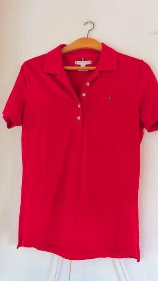 Blusa Tommy Hilfiger Roja Talla M