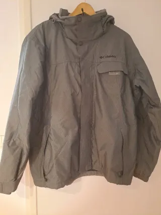 Chaqueta Columbia Hombre Gris