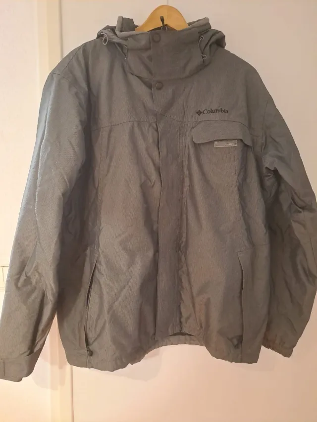 Chaqueta Columbia Hombre Gris