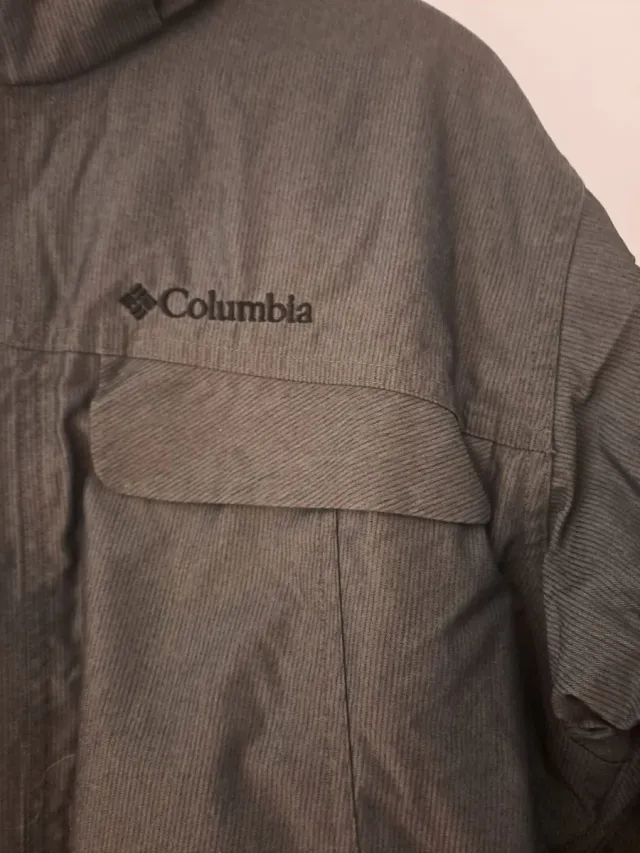 Chaqueta Columbia Hombre Gris