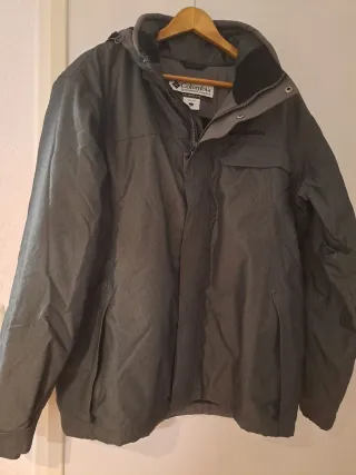 Chaqueta Columbia Hombre Gris