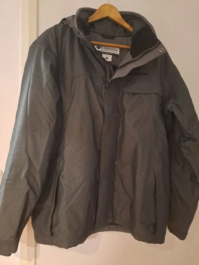 Chaqueta Columbia Hombre Gris