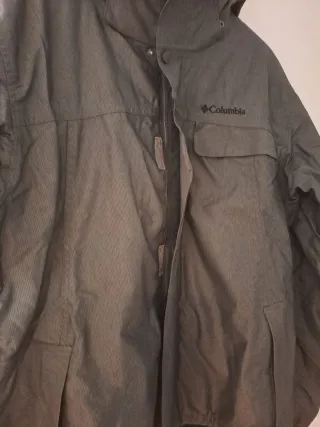 Chaqueta Columbia Hombre Gris