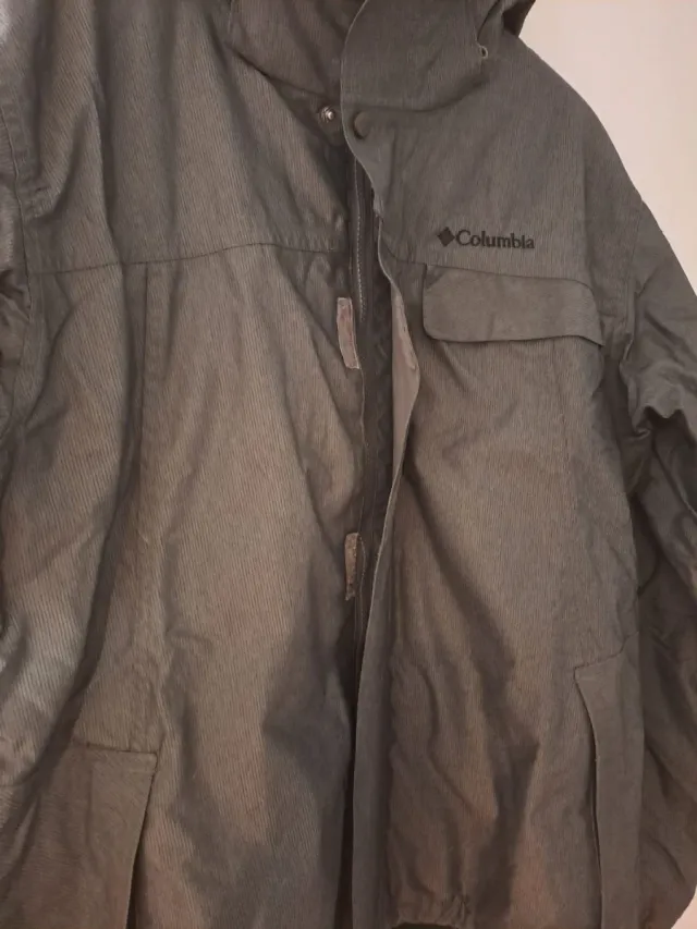 Chaqueta Columbia Hombre Gris