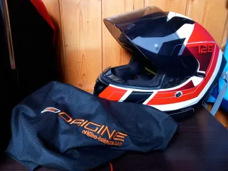 Casco ORIGINE Talla S Rojo y Blanco