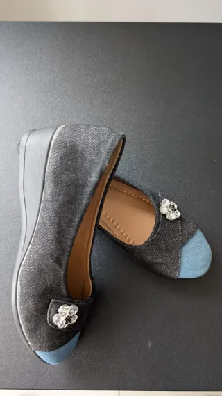 Bailarinas multicolor sin estrenar vintage