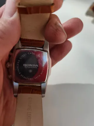 Reloj Honda Cronógrafo Naranja/Plata