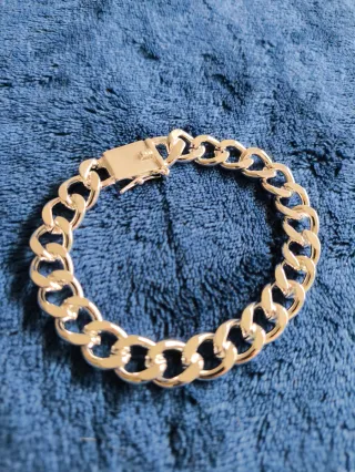 Pulsera de Eslabones de Plata Unisex