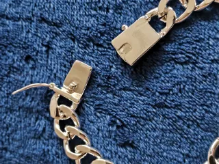 Pulsera de Eslabones de Plata Unisex