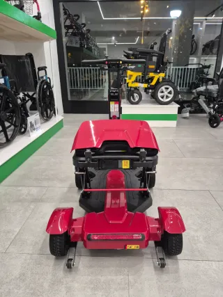 Scooter eléctrico plegable rojo