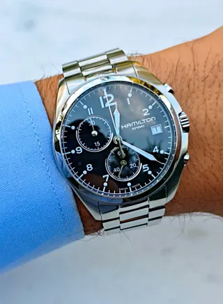 Hamilton Khaki Aviation Pilot Pioneer Chrono