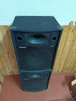 Altavoces Talmus F-15H y amplificador Graef West
