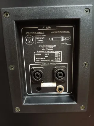 Altavoces Talmus F-15H y amplificador Graef West