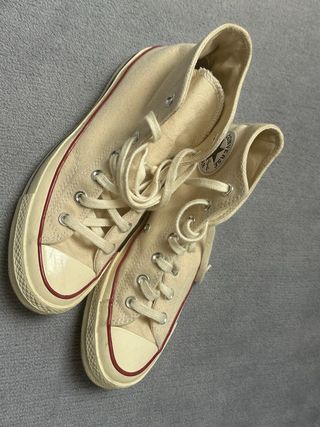 Converse T39 Beige/Rojo Sin Estrenar