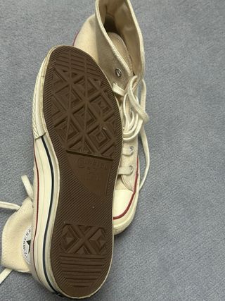 Converse T39 Beige/Rojo Sin Estrenar