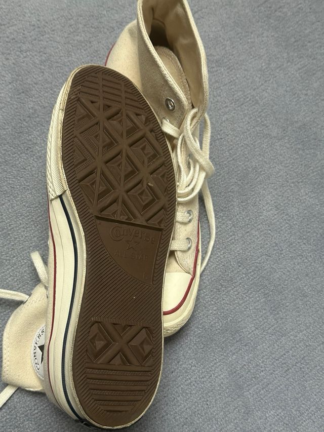 Converse T39 Beige/Rojo Sin Estrenar