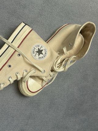 Converse T39 Beige/Rojo Sin Estrenar