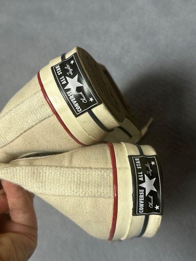 Converse T39 Beige/Rojo Sin Estrenar