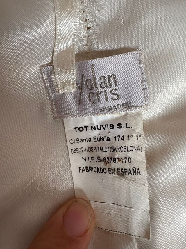 Vestido de Novia Yolan Cris