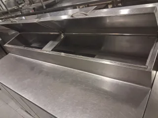 Mesa Fría Preparación Pizza Acero Inoxidable