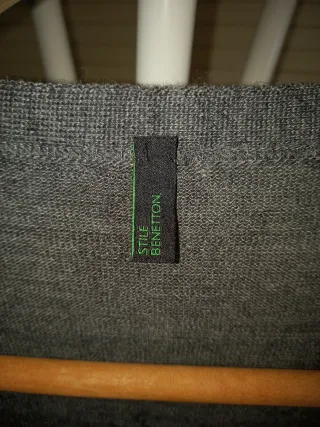 Chaleco Benetton Gris