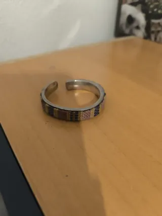 Pulsera rígida ajustable diseño étnico