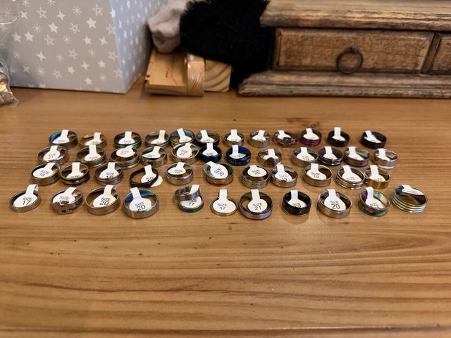 Anillos Talla Variada (Pack 20) Acero Inoxidable