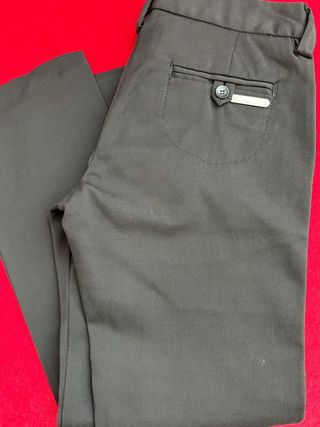 Pantaloni eleganti neri donna Papete