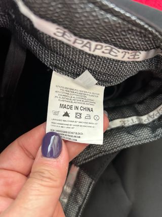 Pantaloni eleganti neri donna Papete