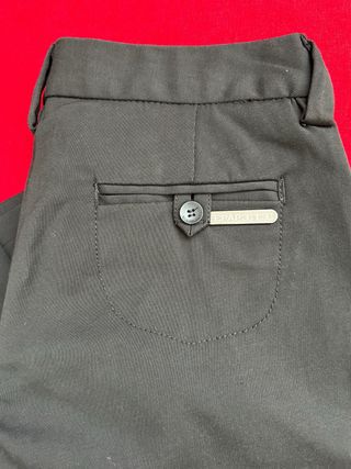 Pantaloni eleganti neri donna Papete