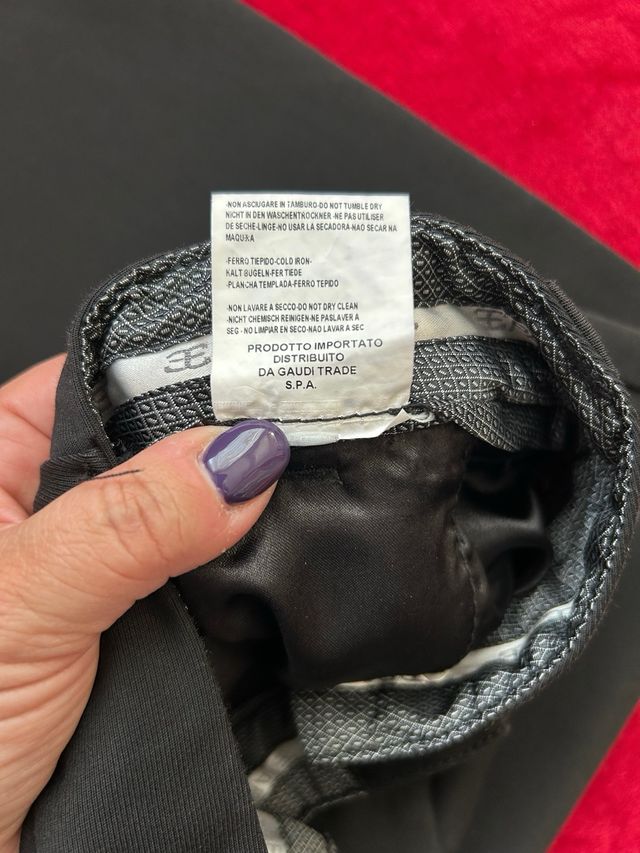 Pantaloni eleganti neri donna Papete