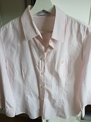 Camisa Carolina Herrera Rosa Rayas