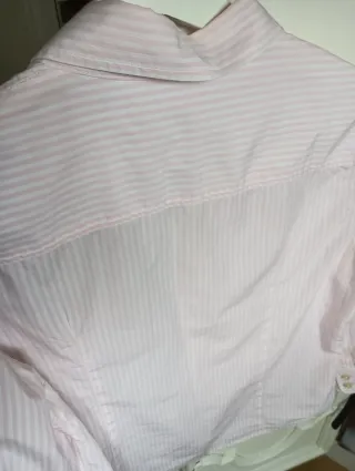 Camisa Carolina Herrera Rosa Rayas