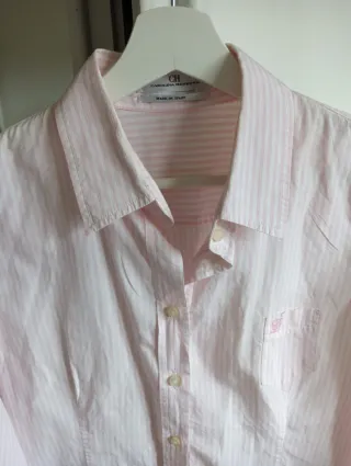 Camisa Carolina Herrera Rosa Rayas