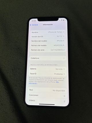 iPhone X 64GB Grigio Siderale