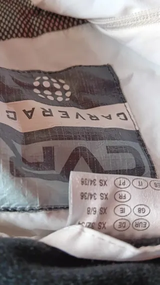 Anorak esquí blanco talla 6-8 años