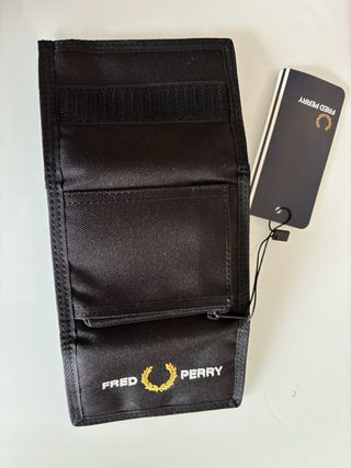 Cartera Fred Perry Negra