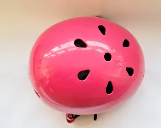 Casco rosa Oxelo para niña