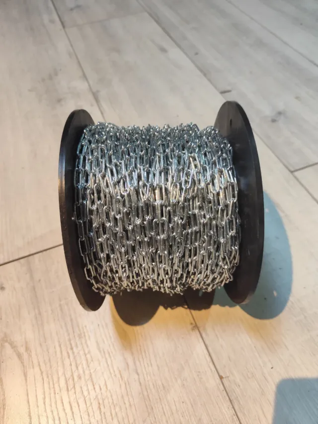 Cadena galvanizada en rollo