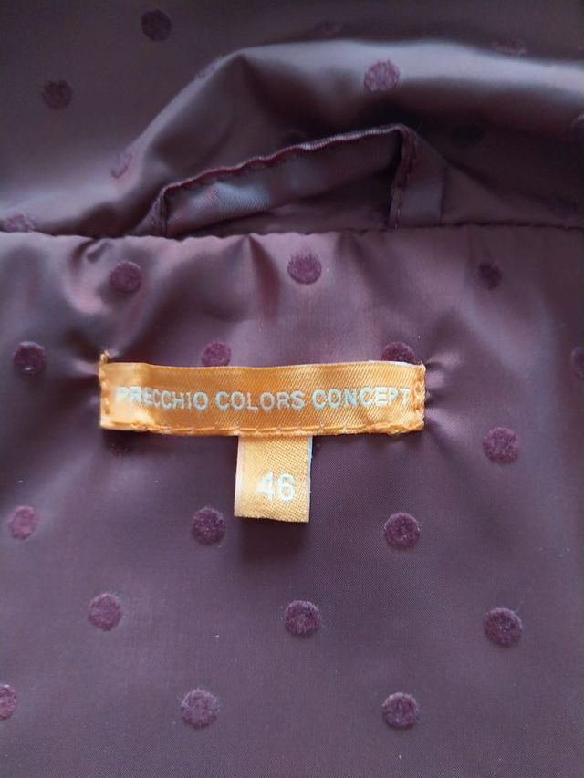 Chaleco Burdeos Acolchado sin mangas