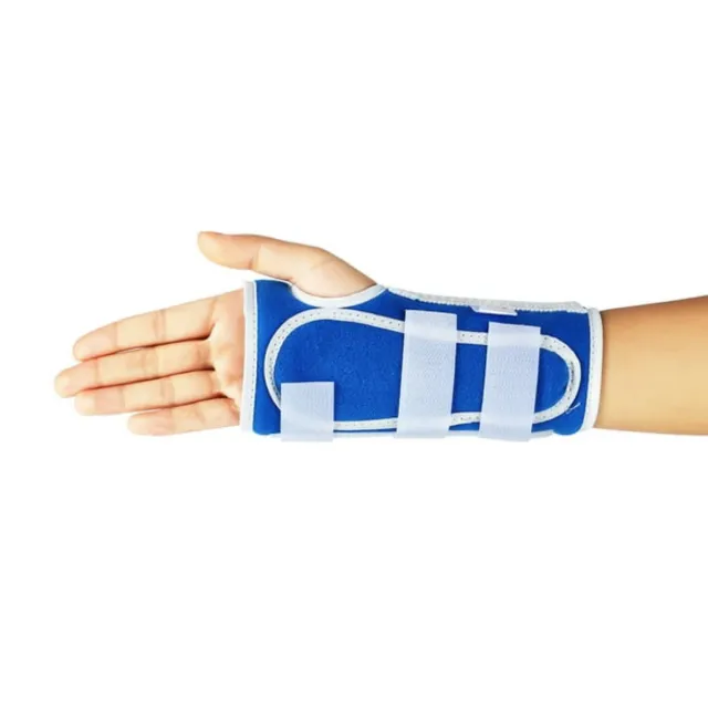 Muñequera azul con velcros